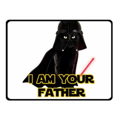 Darth Vader Cat Fleece Blanket (small) by Valentinaart