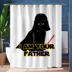 Darth Vader Cat Shower Curtain 60  X 72  (medium)  by Valentinaart