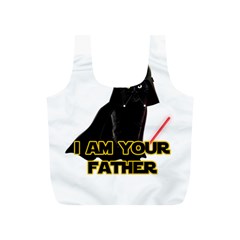 Darth Vader Cat Full Print Recycle Bags (s)  by Valentinaart