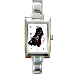 Darth Vader Cat Rectangle Italian Charm Watch by Valentinaart