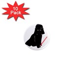 Darth Vader Cat 1  Mini Magnet (10 pack)  Front