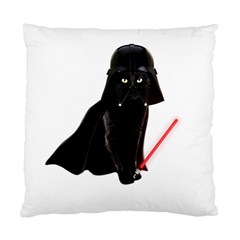 Darth Vader Cat Standard Cushion Case (one Side) by Valentinaart