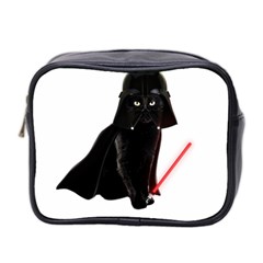 Darth Vader Cat Mini Toiletries Bag 2-side by Valentinaart