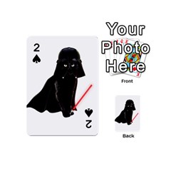 Darth Vader Cat Playing Cards 54 (mini)  by Valentinaart