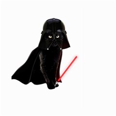 Darth Vader Cat Large Garden Flag (two Sides) by Valentinaart