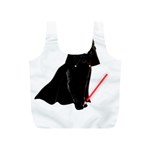 Darth Vader Cat Full Print Recycle Bags (S)  Front