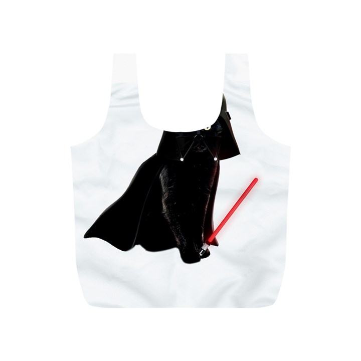 Darth Vader Cat Full Print Recycle Bags (S) 