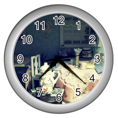 Abandonded Dollhouse Wall Clocks (silver) 