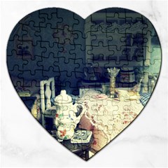 Abandonded Dollhouse Jigsaw Puzzle (heart)