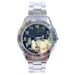 Abandonded Dollhouse Stainless Steel Analogue Watch by snowwhitegirl