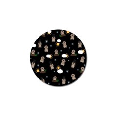 Groundhog Day Pattern Golf Ball Marker (10 Pack) by Valentinaart