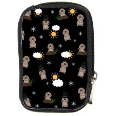 Groundhog Day Pattern Compact Camera Cases by Valentinaart