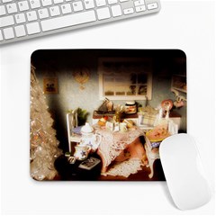 Dollhouse Christmas Large Mousepads by snowwhitegirl