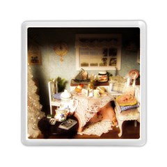 Dollhouse Christmas Memory Card Reader (square)  by snowwhitegirl