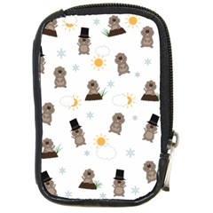 Groundhog Day Pattern Compact Camera Cases by Valentinaart