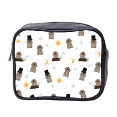 Groundhog Day Pattern Mini Toiletries Bag 2-side by Valentinaart