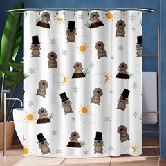 Groundhog Day Pattern Shower Curtain 60  X 72  (medium)  by Valentinaart