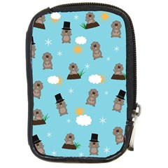 Groundhog Day Pattern Compact Camera Cases by Valentinaart