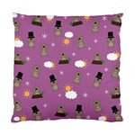 Groundhog Day Pattern Standard Cushion Case (Two Sides) Front