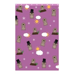 Groundhog Day Pattern Shower Curtain 48  X 72  (small)  by Valentinaart