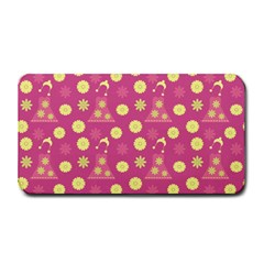 Yellow Flowers Dress Medium Bar Mats