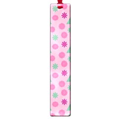 Green Dress Pink Large Book Marks by snowwhitegirl