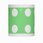 Lime Dot White Mugs Center