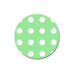 Lime Dot Magnet 3  (round) by snowwhitegirl