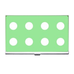 Lime Dot Business Card Holders by snowwhitegirl