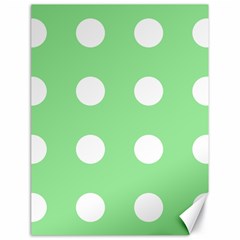 Lime Dot Canvas 18  X 24   by snowwhitegirl