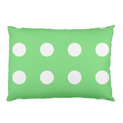 Lime Dot Pillow Case by snowwhitegirl