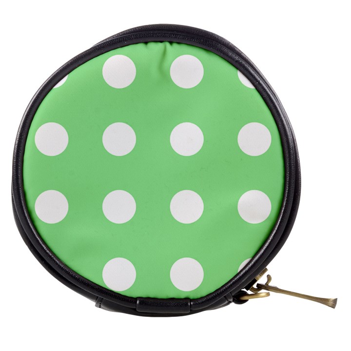 Lime Dot Mini Makeup Bags