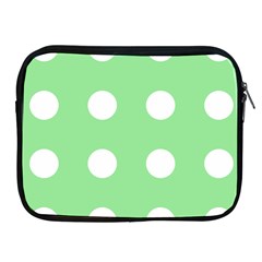 Lime Dot Apple Ipad 2/3/4 Zipper Cases