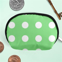 Lime Dot Accessory Pouches (medium)  by snowwhitegirl