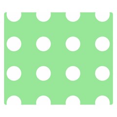 Lime Dot Double Sided Flano Blanket (small)  by snowwhitegirl