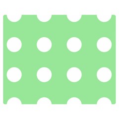 Lime Dot Double Sided Flano Blanket (medium)  by snowwhitegirl