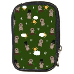 Groundhog Day Pattern Compact Camera Cases by Valentinaart