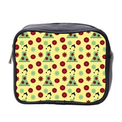 Green Dress Yellow Mini Toiletries Bag 2-side by snowwhitegirl