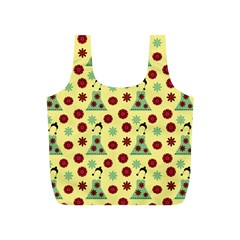 Green Dress Yellow Full Print Recycle Bags (s)  by snowwhitegirl