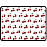 Cherries Double Sided Fleece Blanket (Large)  80 x60  Blanket Front