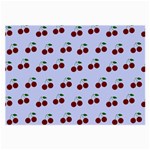 Blue Cherries Large Glasses Cloth Front