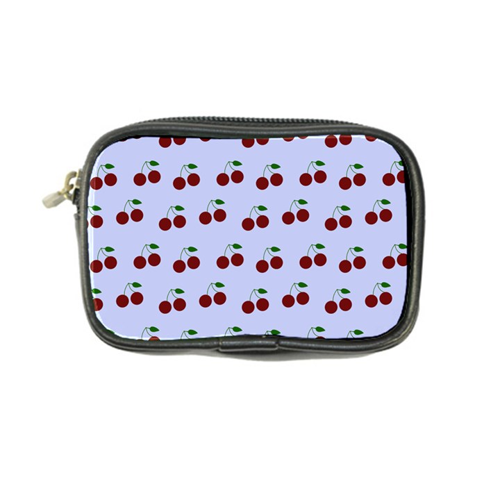 Blue Cherries Coin Purse