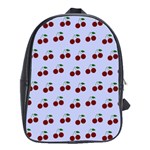 Blue Cherries School Bag (Large) Front