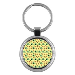 Yellow Sea Whales Key Chains (round)  by snowwhitegirl