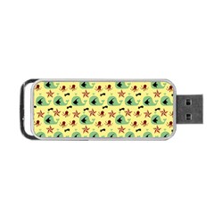 Yellow Sea Whales Portable Usb Flash (two Sides) by snowwhitegirl