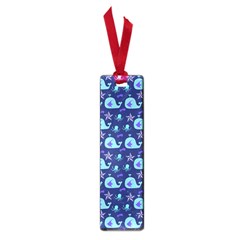 Blue Sea Whales Small Book Marks by snowwhitegirl