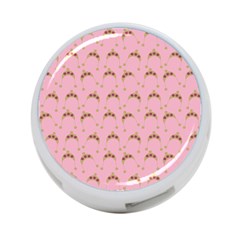 Pink Beige Hats 4-port Usb Hub (two Sides)  by snowwhitegirl