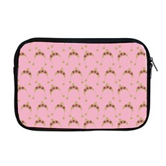 Pink Beige Hats Apple Macbook Pro 17  Zipper Case by snowwhitegirl