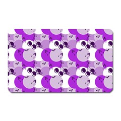 Purple Cherry Dots Magnet (rectangular) by snowwhitegirl