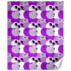 Purple Cherry Dots Canvas 16  X 20   by snowwhitegirl